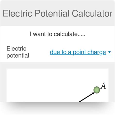 physics electrical potential calculator